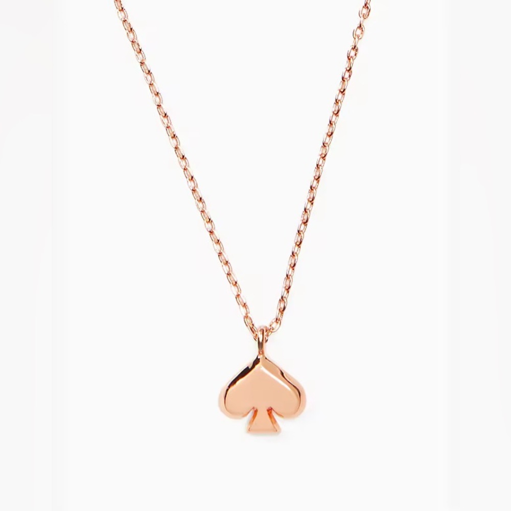 Kate Spade Mini Pendant Rose Gold Necklace